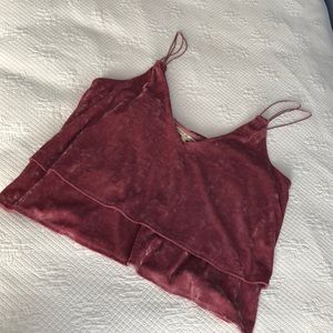 🔅MOVING SALE!🔅Pink Velvet Shirt